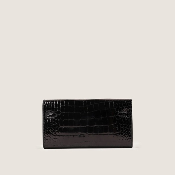 Hermes Black alligator Clutch - Picture 2 of 9